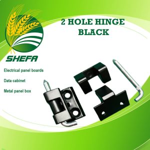 shefa 2 holes corner hinge, 180 degree rotation, for cabinet door, black powder coating, 4 pcs