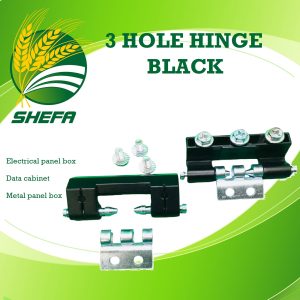 shefa 3 holes clip on hinge black
