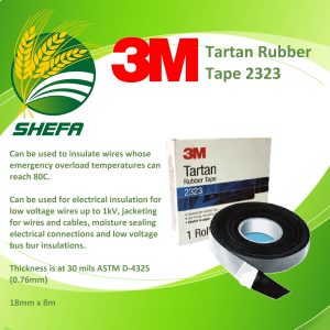 3m rubber tape 2323, 18mm x 8mtrs