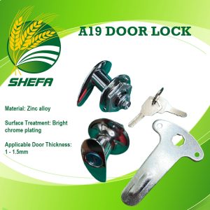 a19 door lock industrial electrical cabinet handle lock with key high quality zinc alloy 1pc