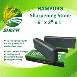 hamburg sharpening stone, 6 x 2 x 1 , 1pc