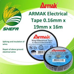 armak electrical tape black, , 12 rolls