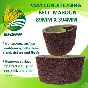 vsm conditioning belt maroon 89mm x 394mm