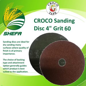 croco sanding disc 4" grit 60