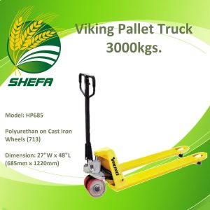 viking pallet truck 3000kgs. hp685